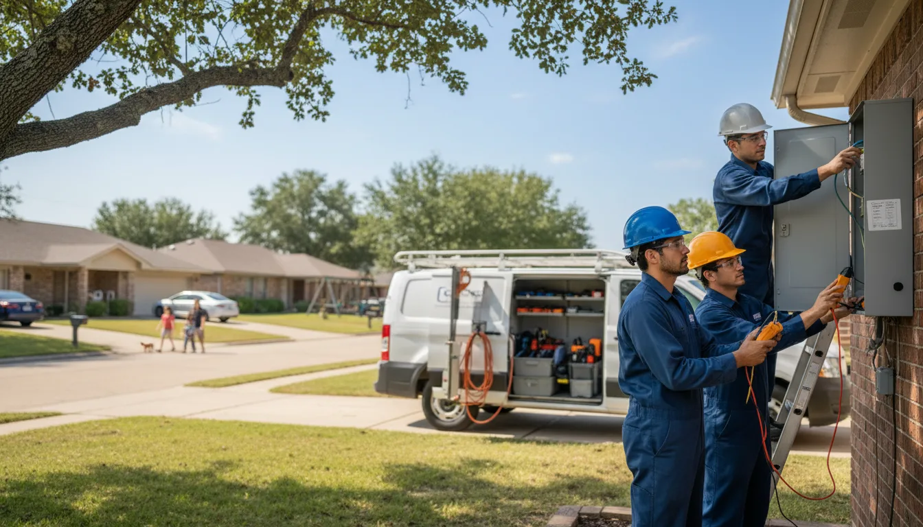 Certified electrician providing emergency electrical services in Staley, NC